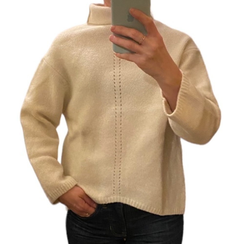 Asm Anna turtleneck wool blend sweater. Size Xs